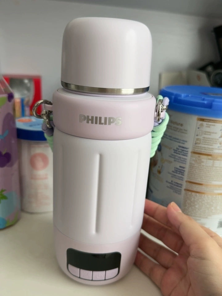 飞利浦无线便携恒温壶消毒婴儿专用外出泡奶恒温杯电热水壶可烧开